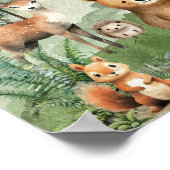 Happy Camper 2. Geburtstag 18x24 Willkommenspender Poster (Ecke)