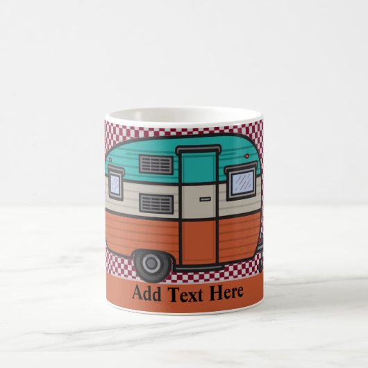 Happy Camper, add text, Coffee Tasse (Mittel)
