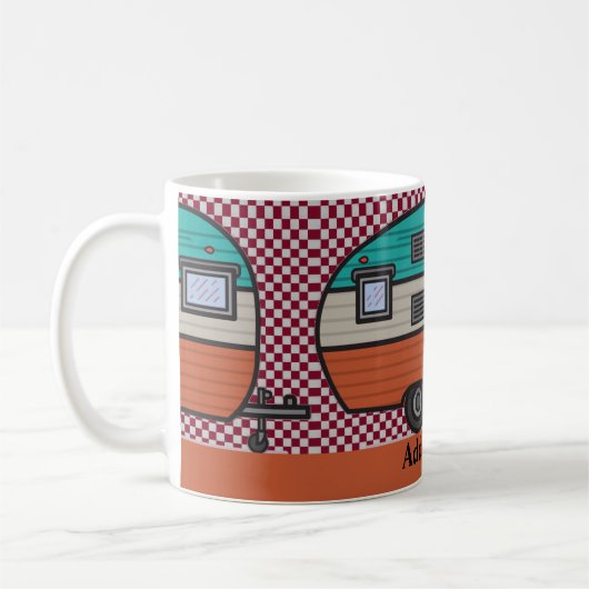 Happy Camper, add text, Coffee Tasse (Links)