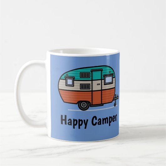 Happy Camper, add text, Coffee Tasse (Links)