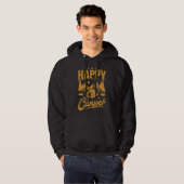 Happy Camper Adventure für Outdoor-Enthusiasten Hoodie (Vorne ganz)