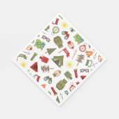 Happy Camper Adventure Geburtstag Serviette (Ecke)