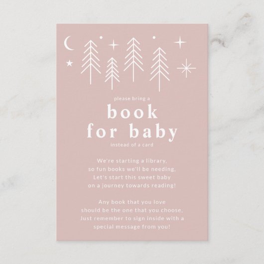 Happy Camper Baby Book Card Begleitkarte (Vorderseite)