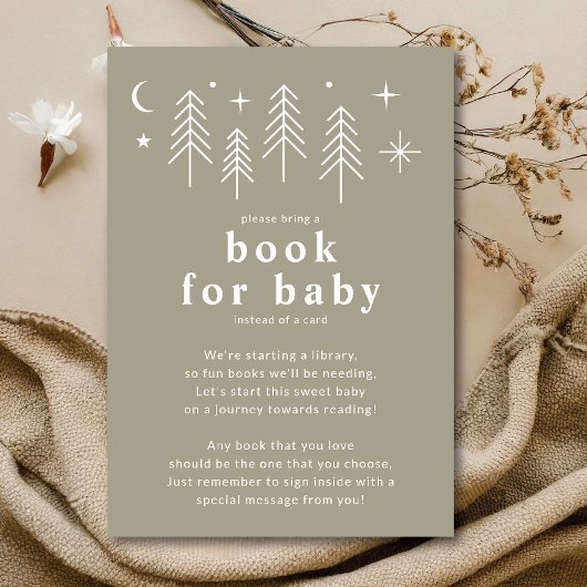 Happy Camper Baby Book Card Begleitkarte