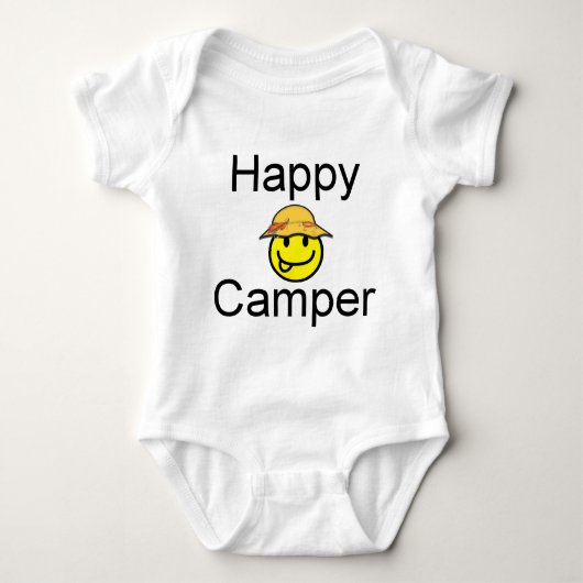 Happy Camper Baby Strampler (Vorderseite)