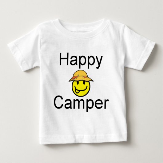 Happy Camper Baby T-shirt (Vorderseite)