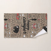 Happy Camper Badhandtuch Set (Handtuch)