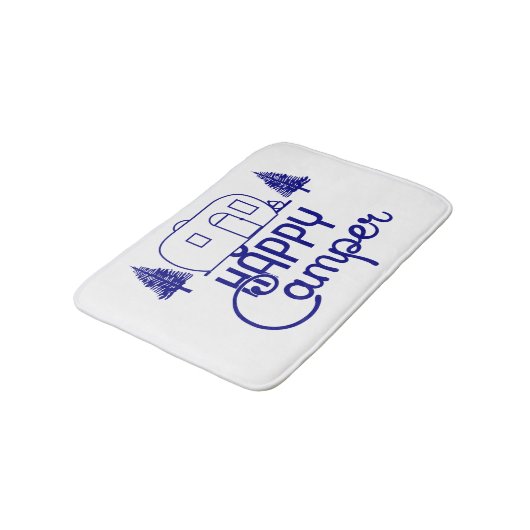 Happy Camper Bath Mats Badematte (Schrägansicht)