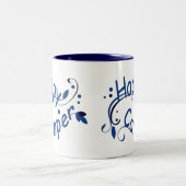 Happy Camper Blue Tasse (Mittel)