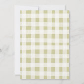 Happy Camper Boy Einladung zum ersten Geburtstag (Rückseite)