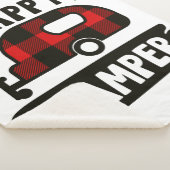 Happy Camper Buffalo Kariert Sherpa Blanket Sherpadecke (3/4)