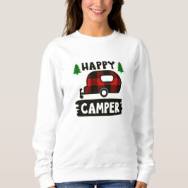 Happy Camper Buffalo Kariert Sweatshirt