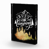 Happy Camper Busy Camping Fotoblock (Rechts)