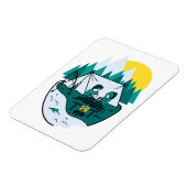 Happy Camper Camp Lover Magnet (Linke Seite)
