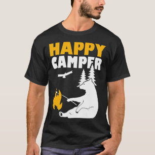 Happy Camper Camping Bär für Männer Frauen und Kin T-Shirt