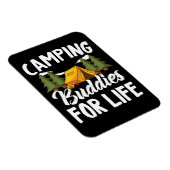 Happy Camper Camping Buddies für Leben Magnet (Rechte Seite)