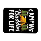 Happy Camper Camping Buddies für Leben Magnet (Horizontal)