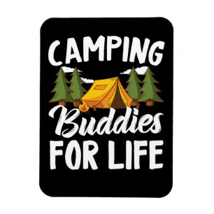 Happy Camper Camping Buddies für Leben Magnet