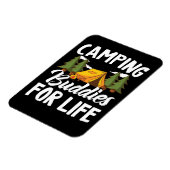 Happy Camper Camping Buddies für Leben Magnet (Linke Seite)