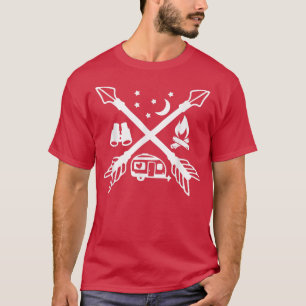 Happy Camper Camping Funny Gift Männer Frauen Kind T-Shirt