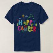 Happy Camper Camping Funny Gift Männer Frauen Kind T-Shirt (Design vorne)