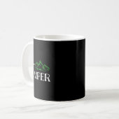Happy Camper - Camping für Männer Kaffeetasse (Vorderseite Links)