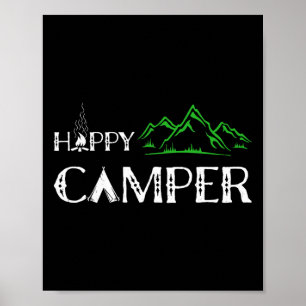 Happy Camper - Camping für Männer Poster