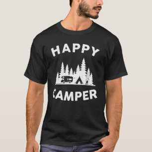Happy Camper Camping für Männer und Kinder T-Shirt