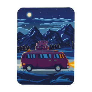 Happy Camper Camping Magnet