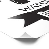 Happy Camper Camping Rules Fotodruck (Ecke)