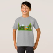 Happy Camper Camping T-Shirt (Vorne ganz)