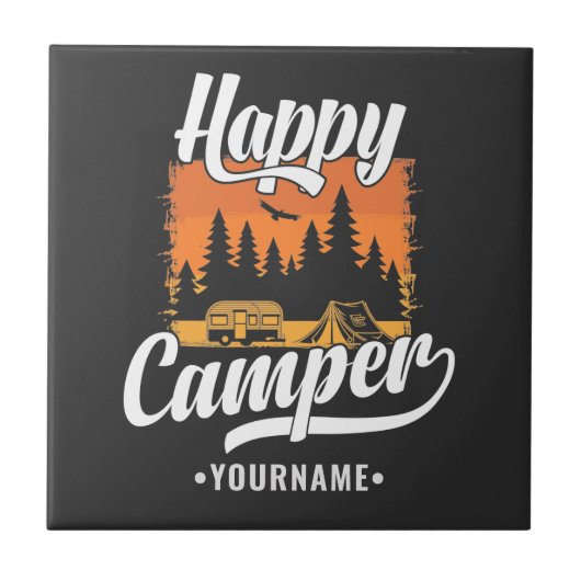Happy Camper Camping Wandern Ristorante da Valenti Fliese (Vorderseite)