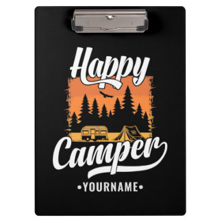 Happy Camper Camping Wandern Ristorante da Valenti Klemmbrett