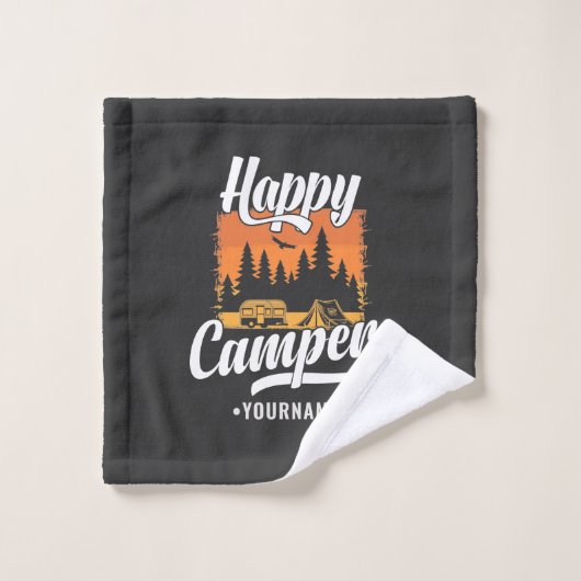Happy Camper Camping Wandern Ristorante da Valenti Waschlappen (Waschlappen)