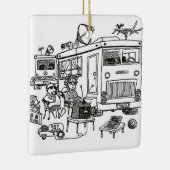 **HAPPY CAMPER*** CHRISTMAS ORNAMENT (Rechts)