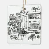 **HAPPY CAMPER*** CHRISTMAS ORNAMENT (Links)