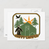 Happy Camper Classic Postkarte (Vorne/Hinten)