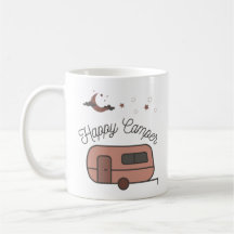 Happy Camper Coffee Tasse