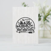 Happy Camper Collect Moments Dankeskarte (Stehend Vorderseite)