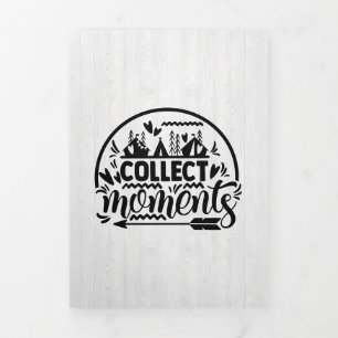 Happy Camper Collect Moments Dreifach Gefaltete Karte
