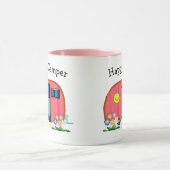 Happy Camper Combo-Kaffee Tasse (Zentrum)