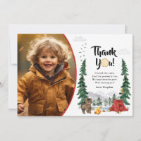 Happy Camper Dankeschön Card