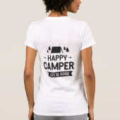 Happy Camper Das Leben ist gut | T - Shirt von Fra (Rückseite)