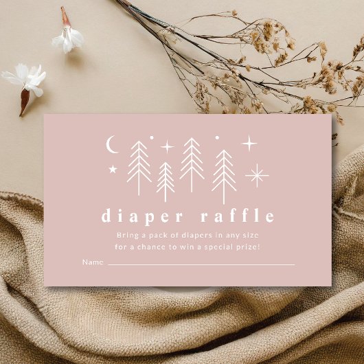 Happy Camper Diaper Raffle Begleitkarte