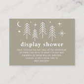 Happy Camper Display Dusche Begleitkarte (Vorderseite)