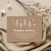 Happy Camper Display Dusche Begleitkarte