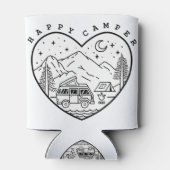 Happy Camper Doodle Dosenkühler (Rückseite)