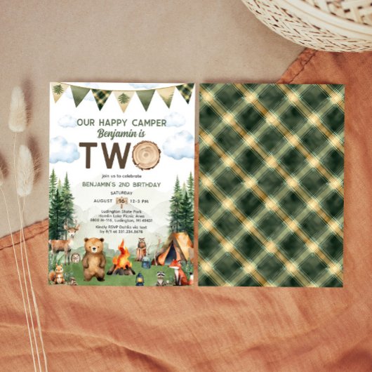 Happy Camper Einladung