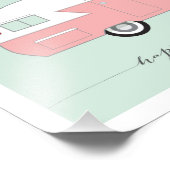 Happy Camper Foto Paper Print - Pink (Ecke)