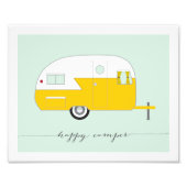 Happy Camper Foto Print (Vorne)